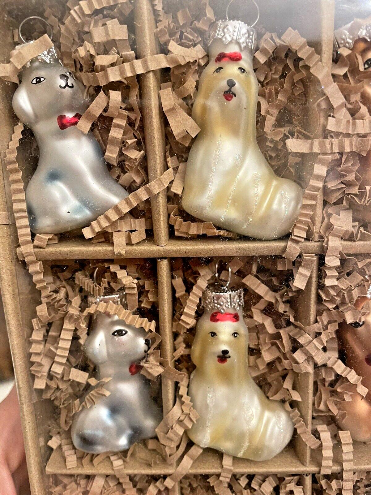 pottery barn holiday ornament Christmas dog gift school party disney SET 12 ]