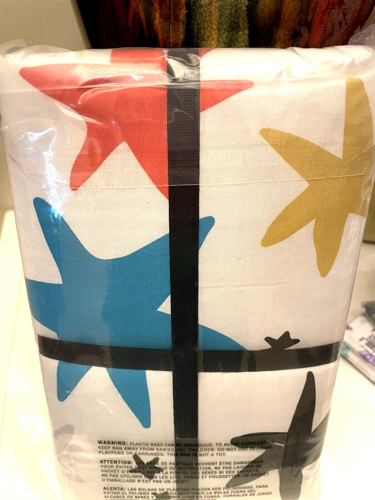 Pottery Barn Holiday Pillow sham star space gift school rainbow party gift kid =
