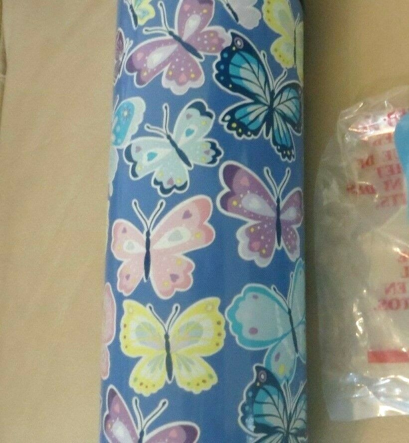 School Pottery barn Disney rainbow WATER BOTTLE star girl butterfly space kids ,