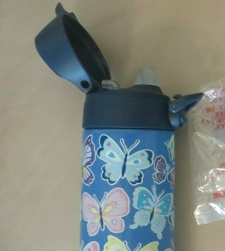 School Pottery barn Disney rainbow WATER BOTTLE star girl butterfly space kids ,