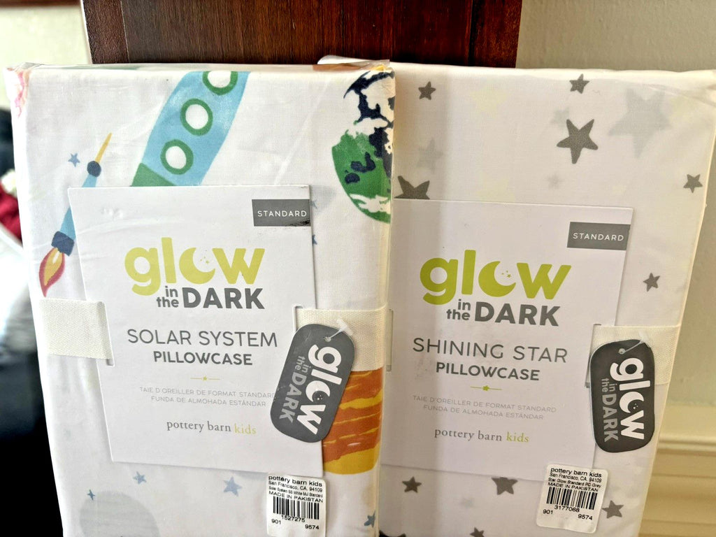 pottery barn Space Planet Disney Star Wars Solar Sun school Pillowcase SET 2?? -