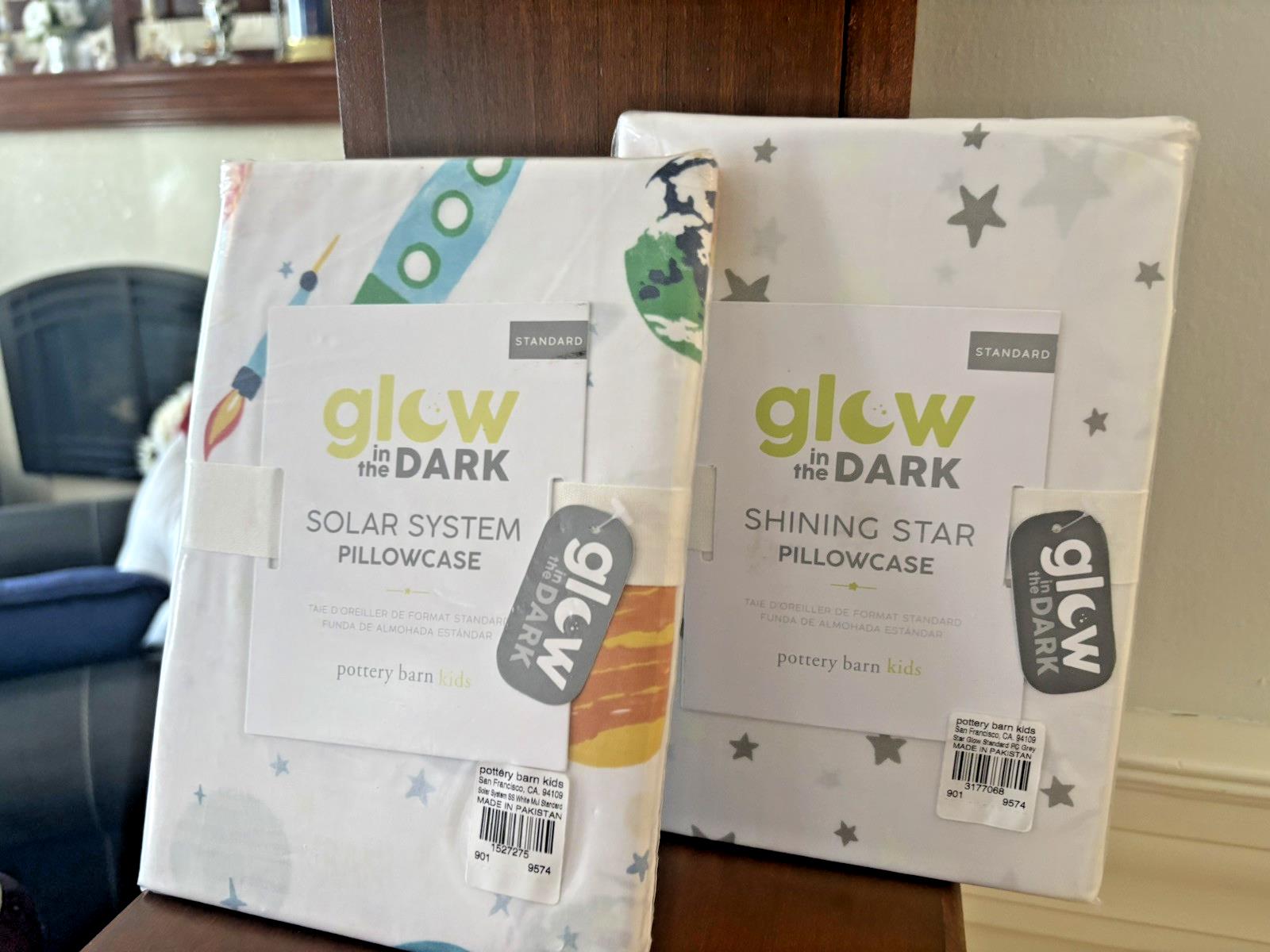 pottery barn Space Planet Disney Star Wars Solar Sun school Pillowcase SET 2?? -