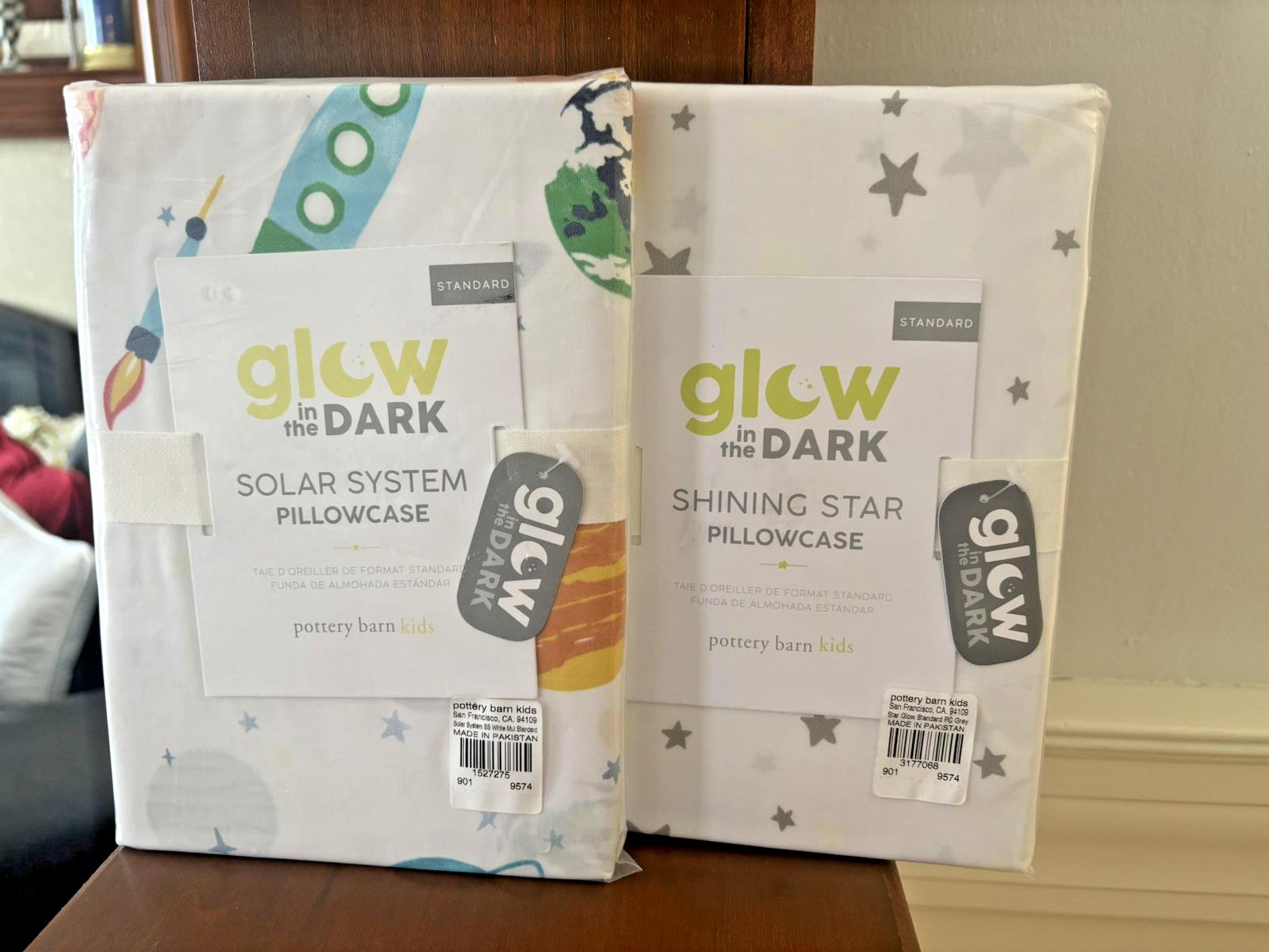 pottery barn Space Planet Disney Star Wars Solar Sun school Pillowcase SET 2?? -