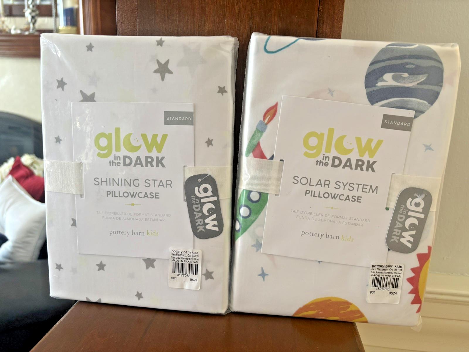 pottery barn Space Planet Disney Star Wars Solar Sun school Pillowcase SET 2?? -