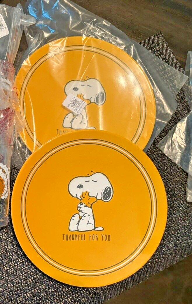 Pottery Barn Snoopy Peanuts kid holiday Thanksgiving party School Disney SET 4 =