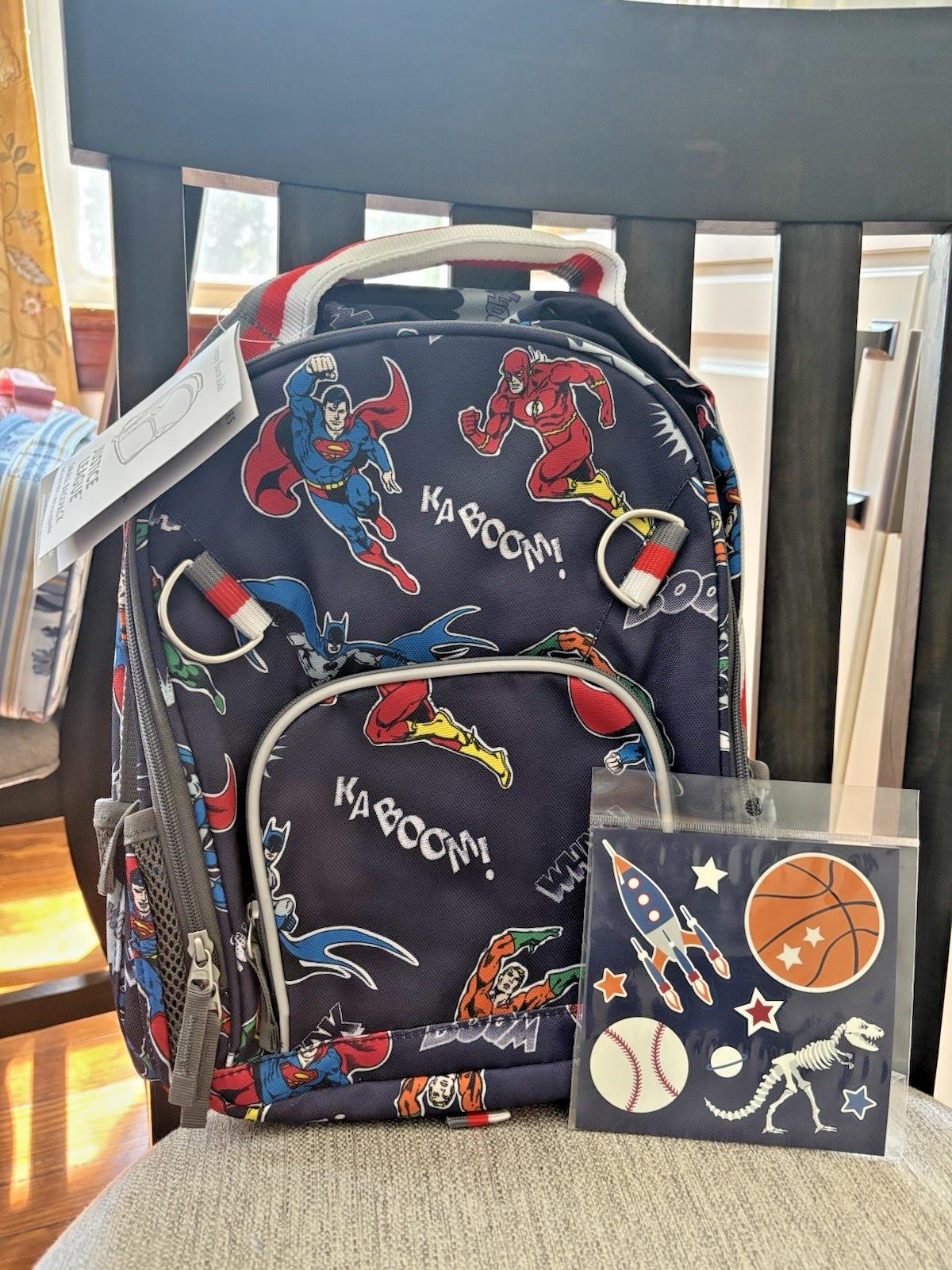 School Pottery barn Superman Marvel Avengers Dinosaur travel bag backpack boy??-