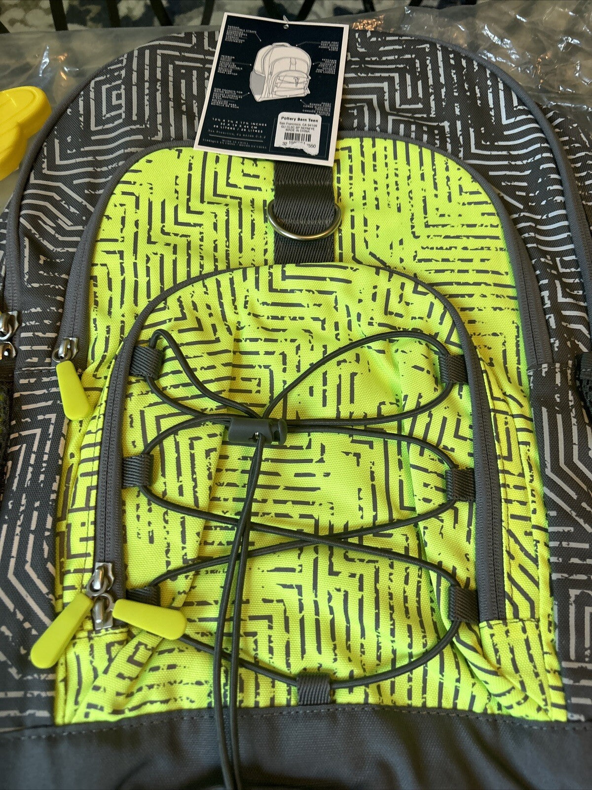 School Pottery barn Disney Travel Boy backpack LARGE planet space sports bag .