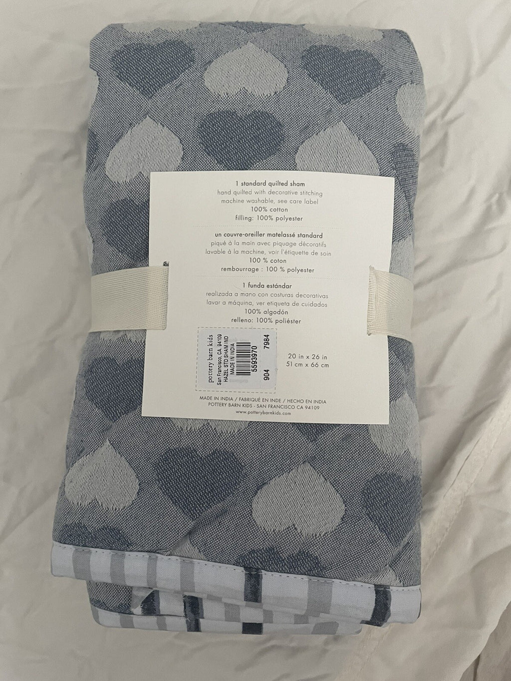 Pottery Barn Disney princess Patch school girl heart birthday gift Pillow Sham ,