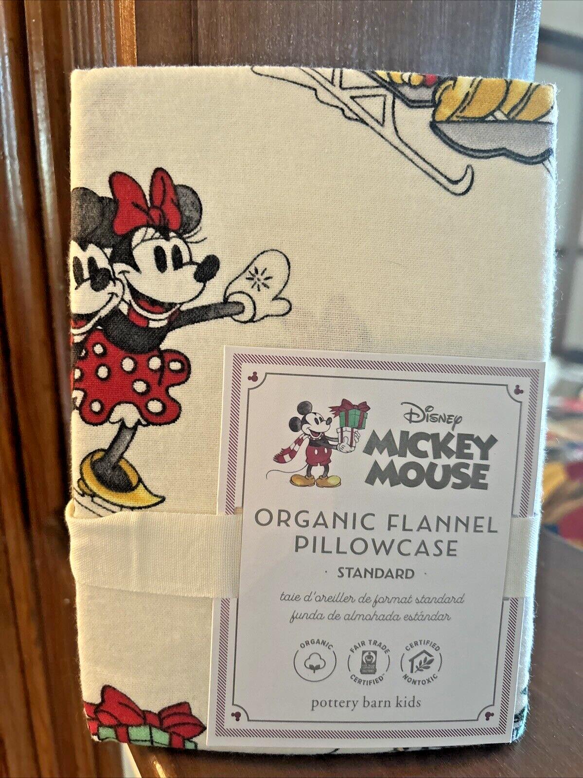 Pottery Barn Grinch Mickey Christmas pillowcase+ Seuss Holiday Disney Kid SET `