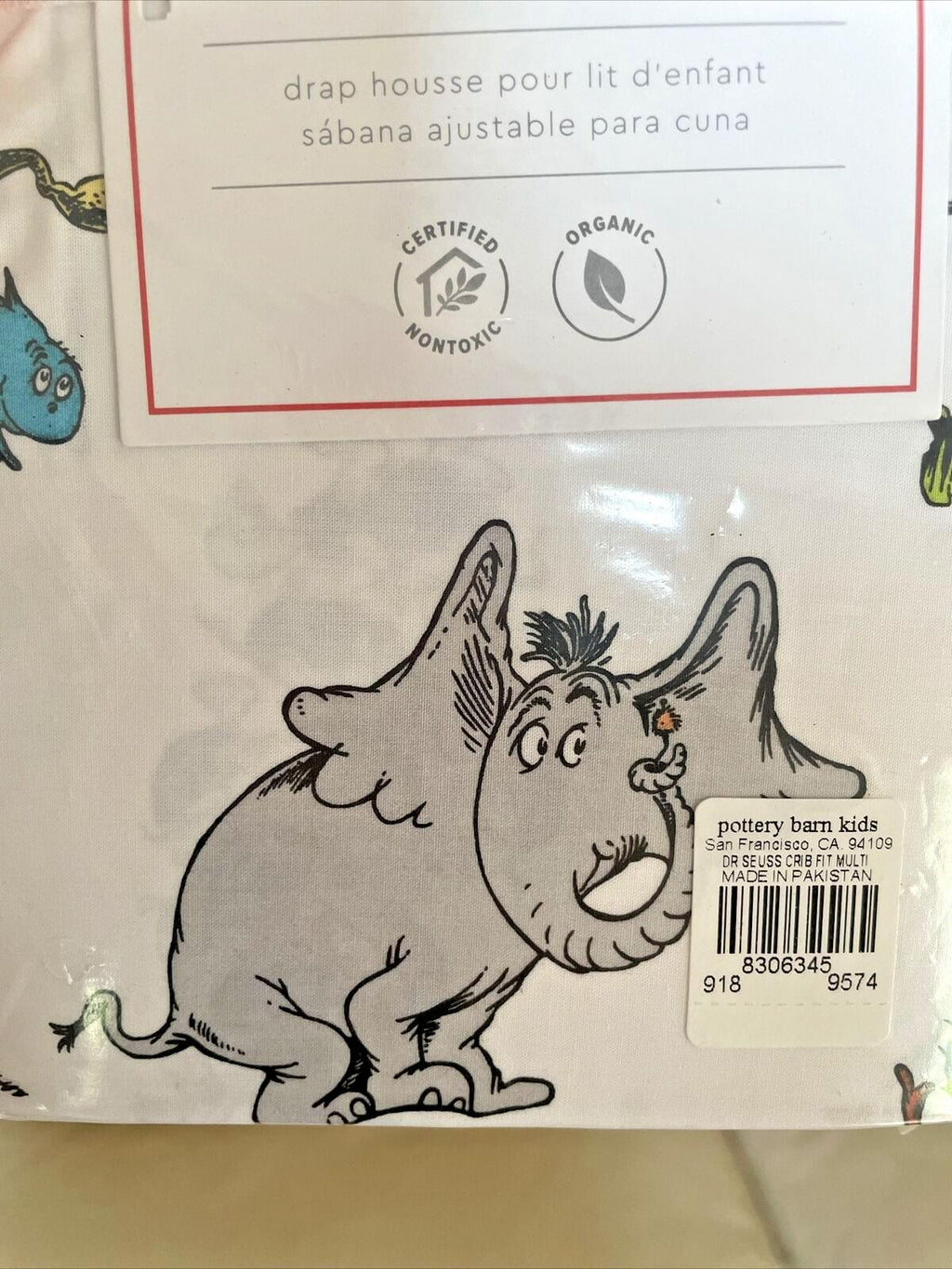 Pottery barn Toddler Disney Pillowcase Dr Seuss holiday birthday baby gift kid "