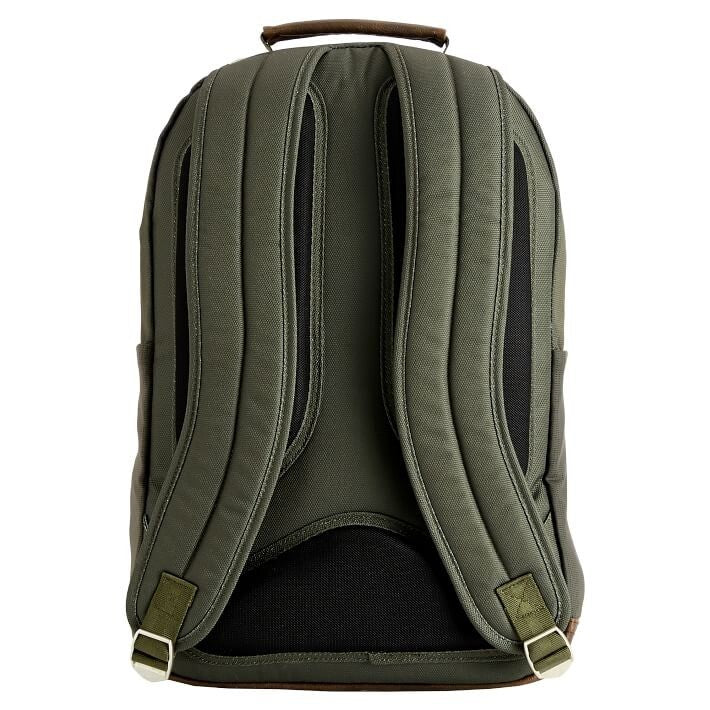 Pottery barn SCHOOL BACKPACK laptop bag College gift LARGE GREEN Disney travel .