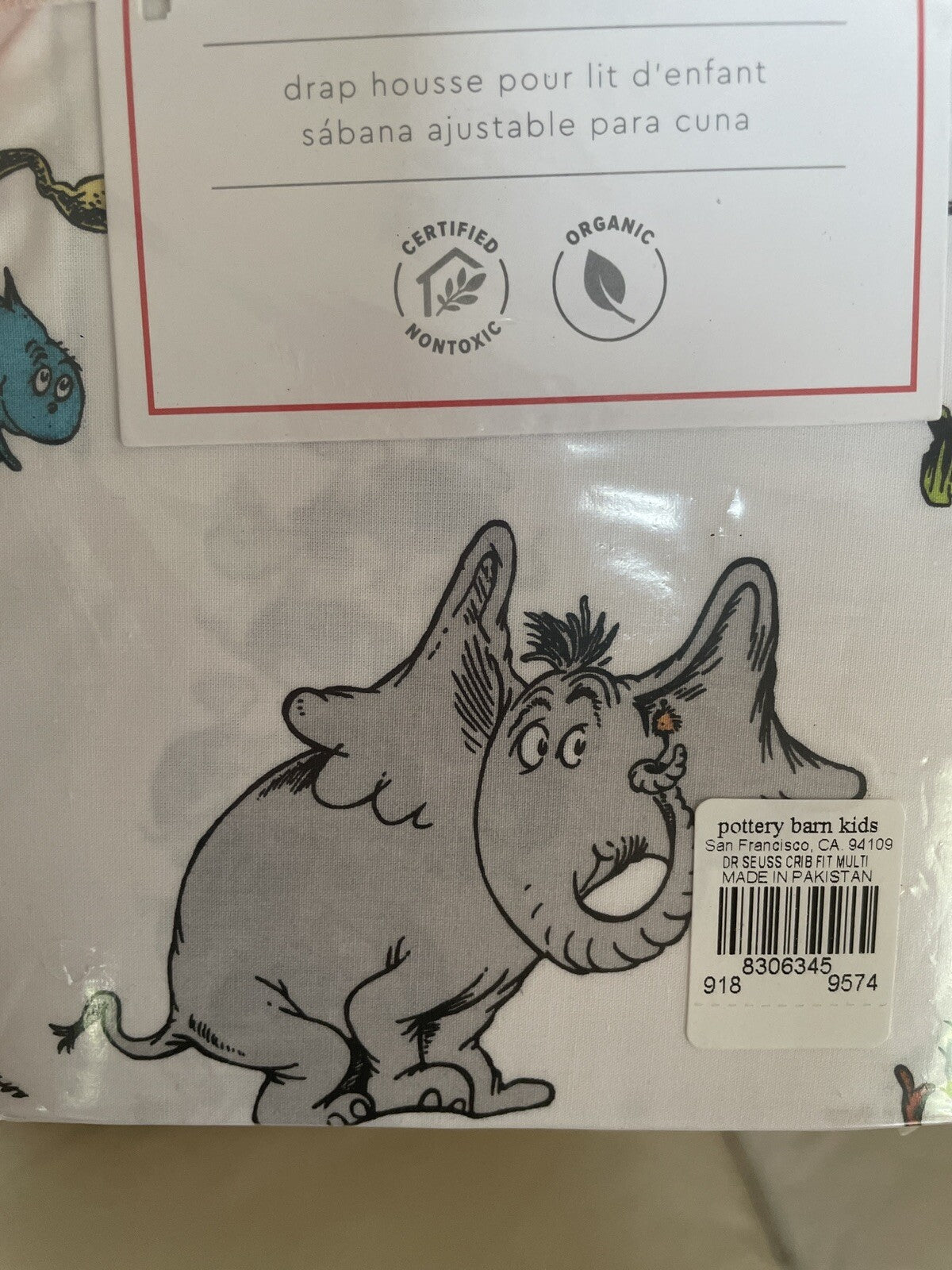Pottery barn Toddler Disney Pillowcase Dr Seuss holiday birthday baby gift kid "