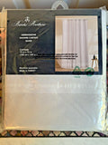 Brooks Brothers Shower Curtain Holiday Guest Herringbone Designer Gift $139 =