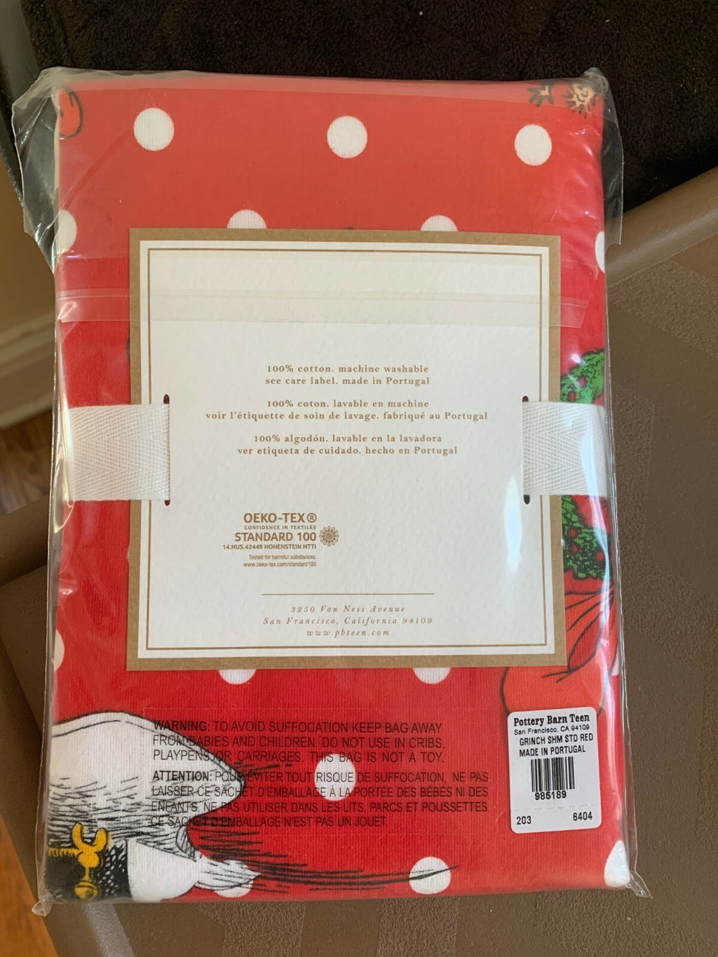 Pottery Barn Grinch Christmas pillow Sham Dr Seuss Holiday Gift party disney 1