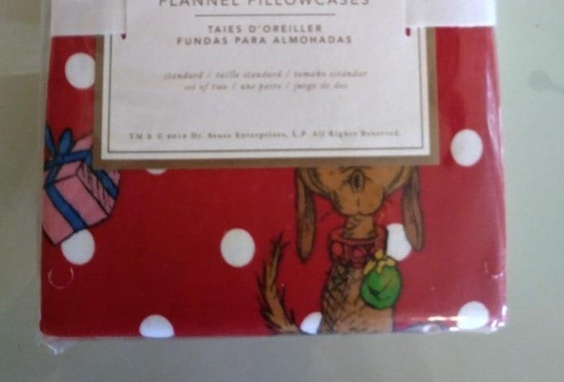 Pottery Barn Grinch Christmas pillow Sham Dr Seuss Holiday Gift party disney 1