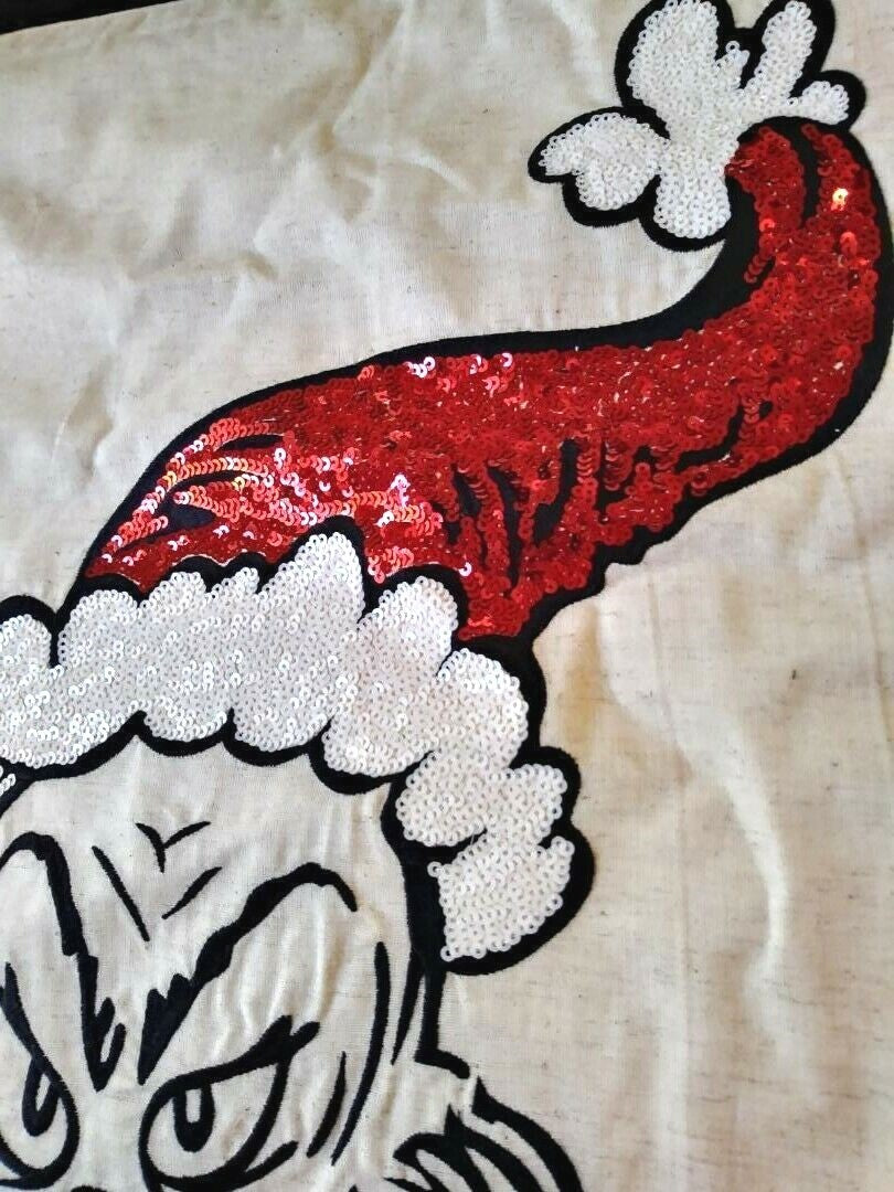 Pottery Barn Grinch Christmas pillow Sham Dr Seuss Holiday Gift party Disney /