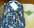 School Disney Pottery barn STAR WARS LARGE BACKPACK Solo+Grogu Bag Mandalorian .