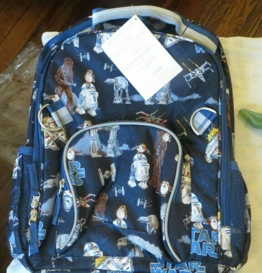 Pottery barn School STAR WARS Disney BACKPACK Travel boy Bag Mandalorian ?? ]