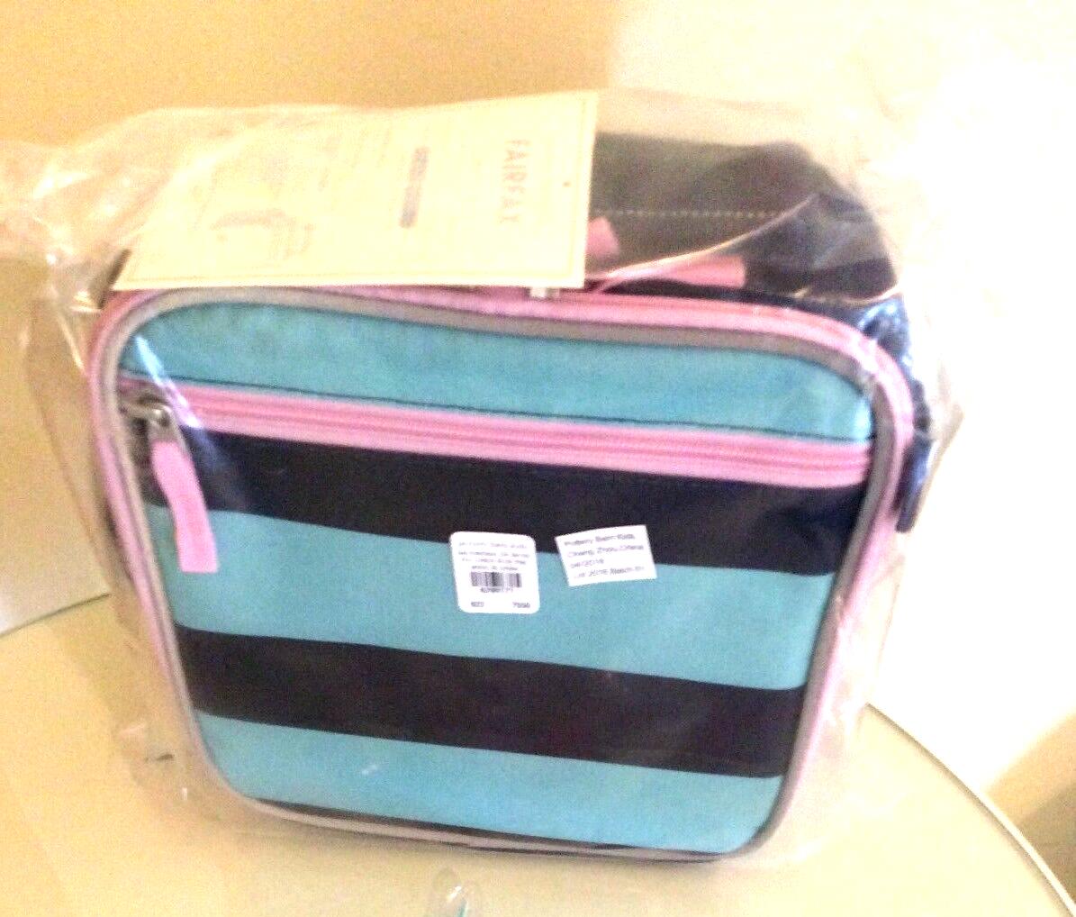Pottery Barn  School  LUNCH BOX BAg disney travel princess stripe girl pink  =