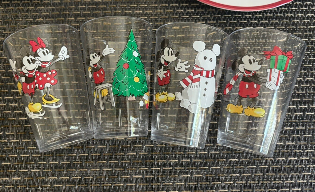 Pottery Barn Mickey Mouse Holiday kids Disney Christmas party SET 8 school a