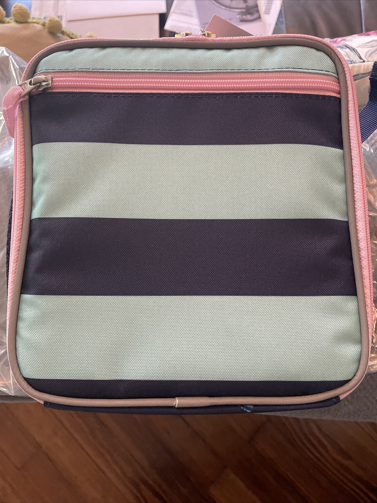 Pottery Barn  School  LUNCH BOX BAg disney travel princess stripe girl pink  =