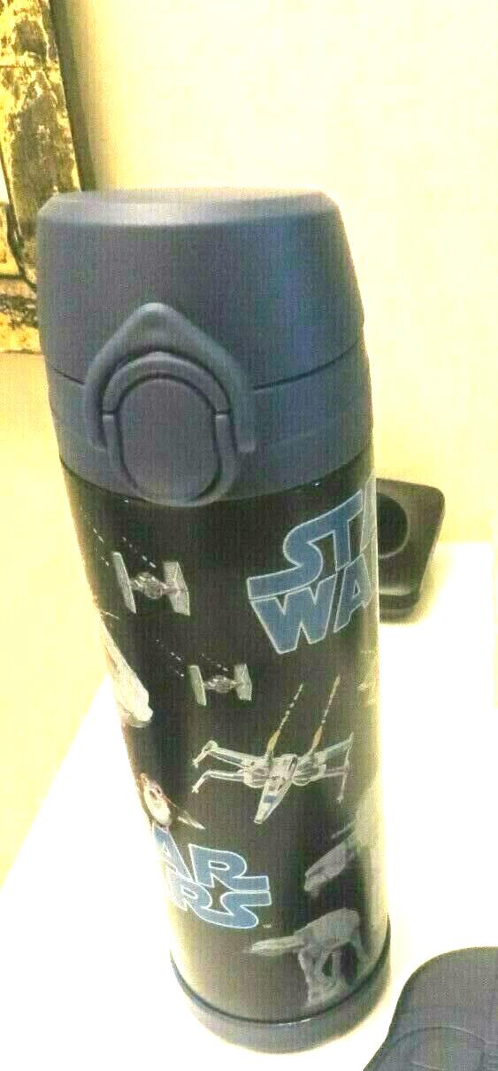 Pottery Barn School Disney LARGE STAR WARS WATER BOTTLE droid solo JEDI space ,