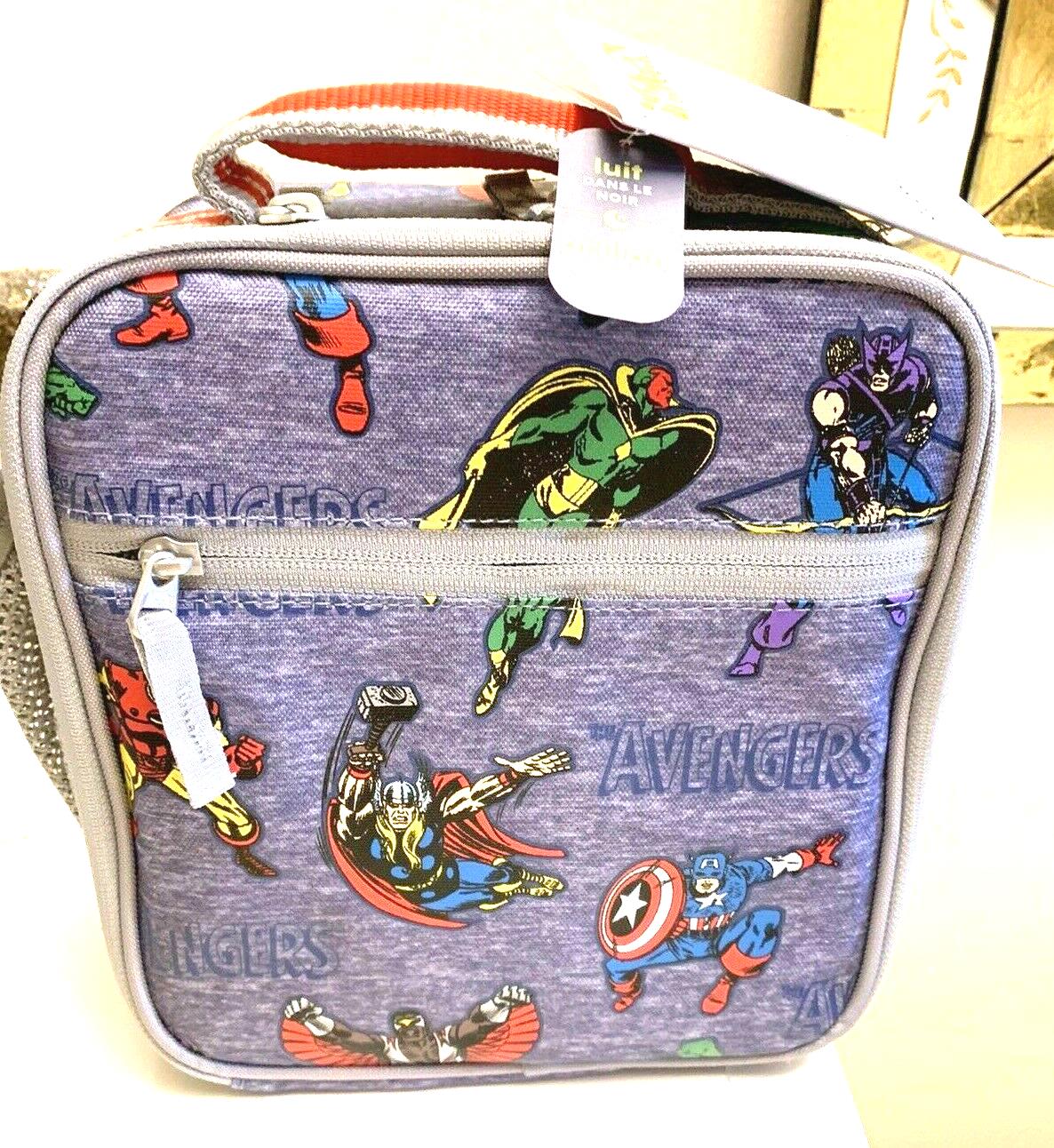 school Pottery Barn Marvel avengers Iron Man Thor Lunch BAG Disney Hulk Hero n