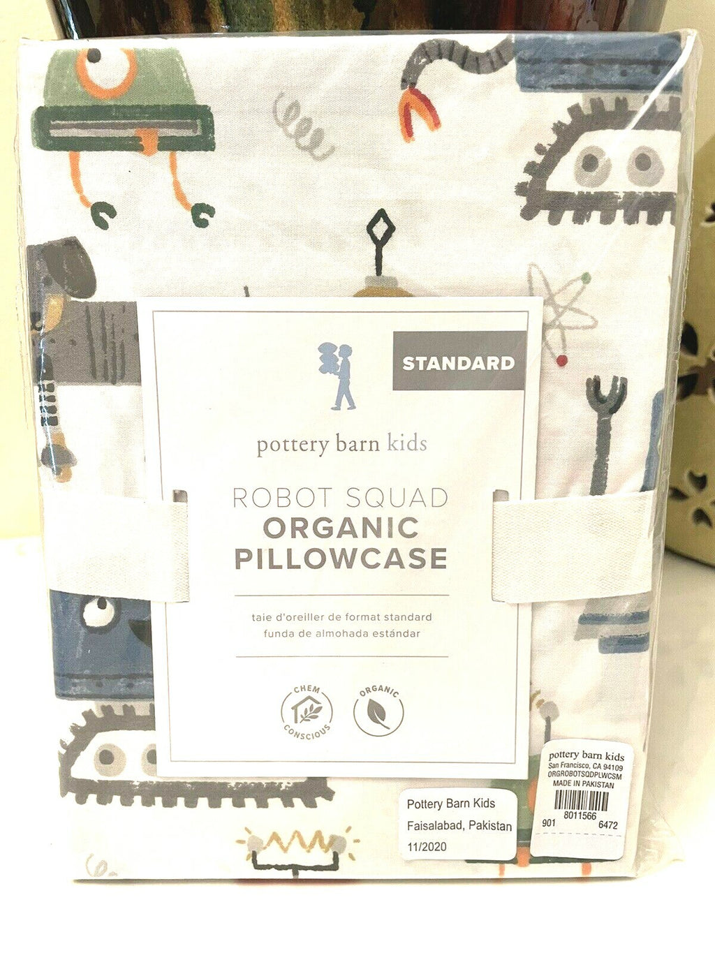 Pottery Barn space star wars school Solo droid planet Robot Disney Pillowcase "