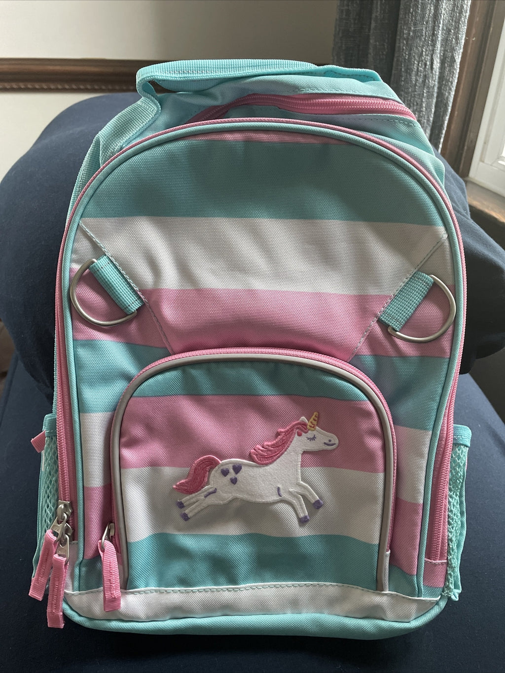school Pottery barn BACKPACK Disney Princess bag unicorn pink rainbow travel ??-