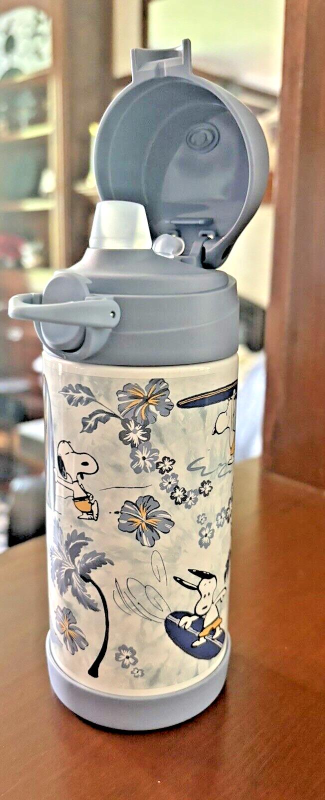 SNOOPY Pottery barn school Peanuts Disney Water Bottle Unicorn gift Girl SET .