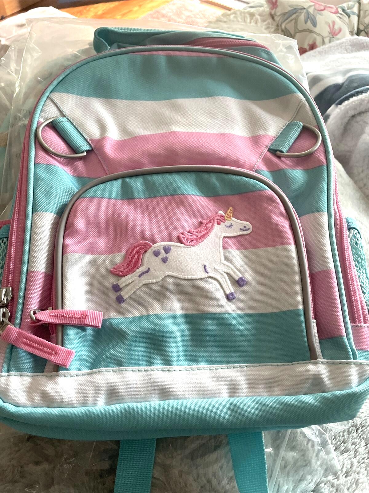 school Pottery barn BACKPACK Disney Princess bag unicorn pink rainbow travel ??-
