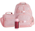 Pottery barn School glitter BACKPACK LARGE Disney+LUNCH bag travel girl set .