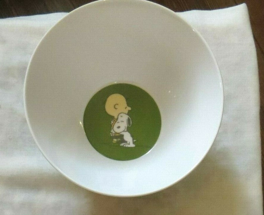 Snoopy Disney Pottery Barn Bowl holiday party peanuts Thanksgiving gift kid =