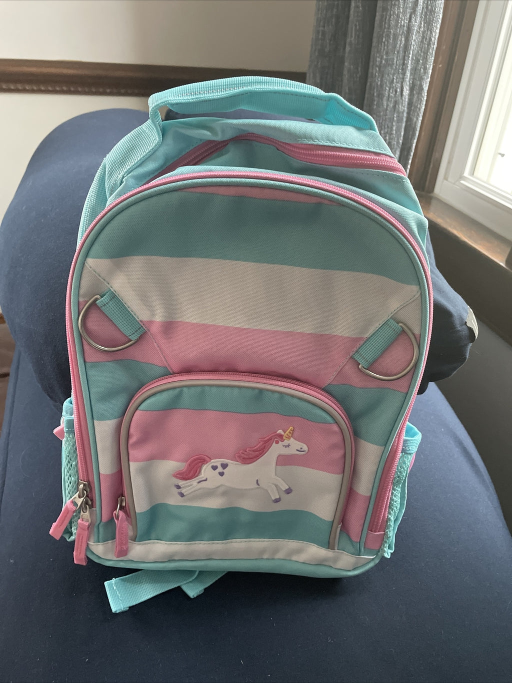 school Pottery barn BACKPACK Disney Princess bag unicorn pink rainbow travel ??-