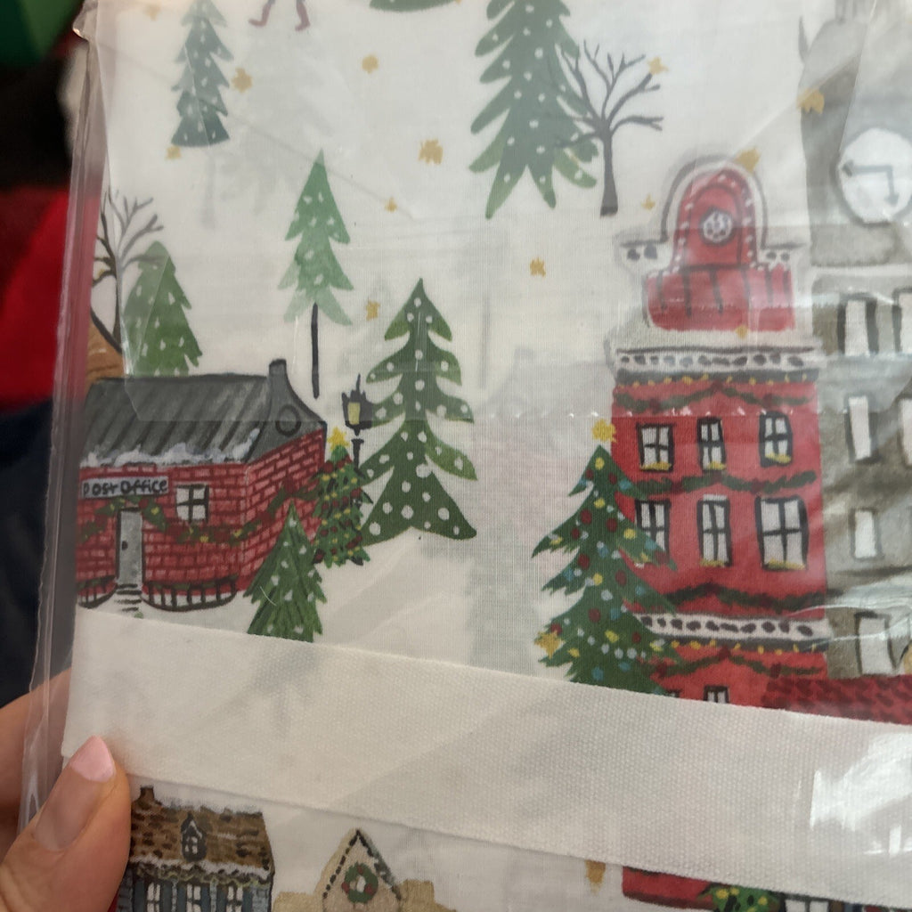pottery barn Holiday 12 Days Christmas City Country gift party Pillowcase SET 2y