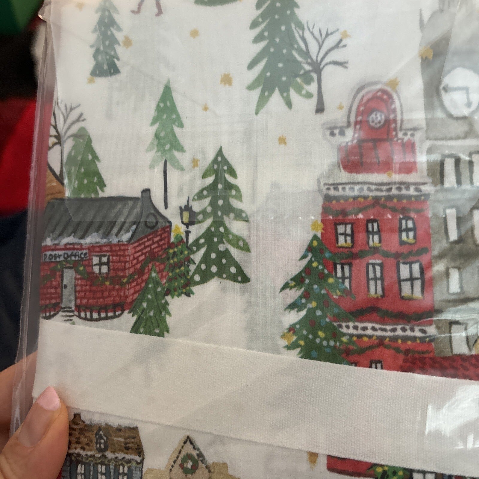 pottery barn Holiday 12 Days Christmas City Country gift party Pillowcase SET 2y