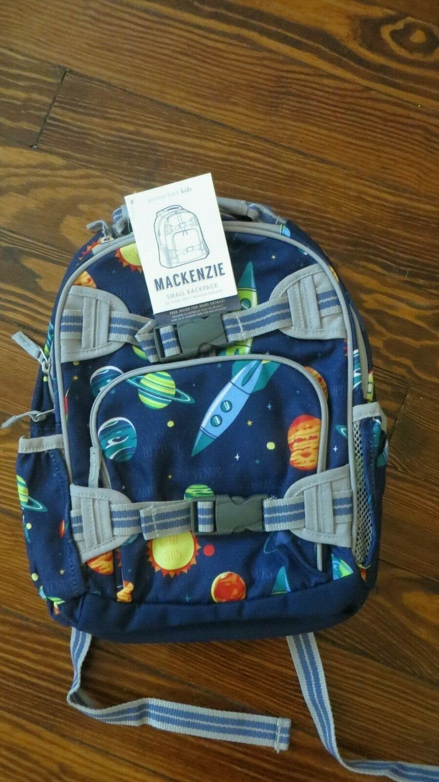 Disney School Pottery barn Backpack Solar space planet holiday boy star ?? .
