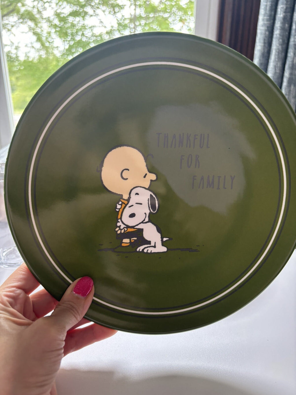 Pottery Barn Snoopy Thanksgiving Disney plate +CUP Holiday Peanuts school gift =