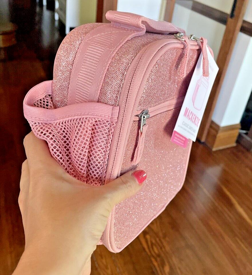 Pottery barn School glitter BACKPACK LARGE Disney+LUNCH bag travel girl set .