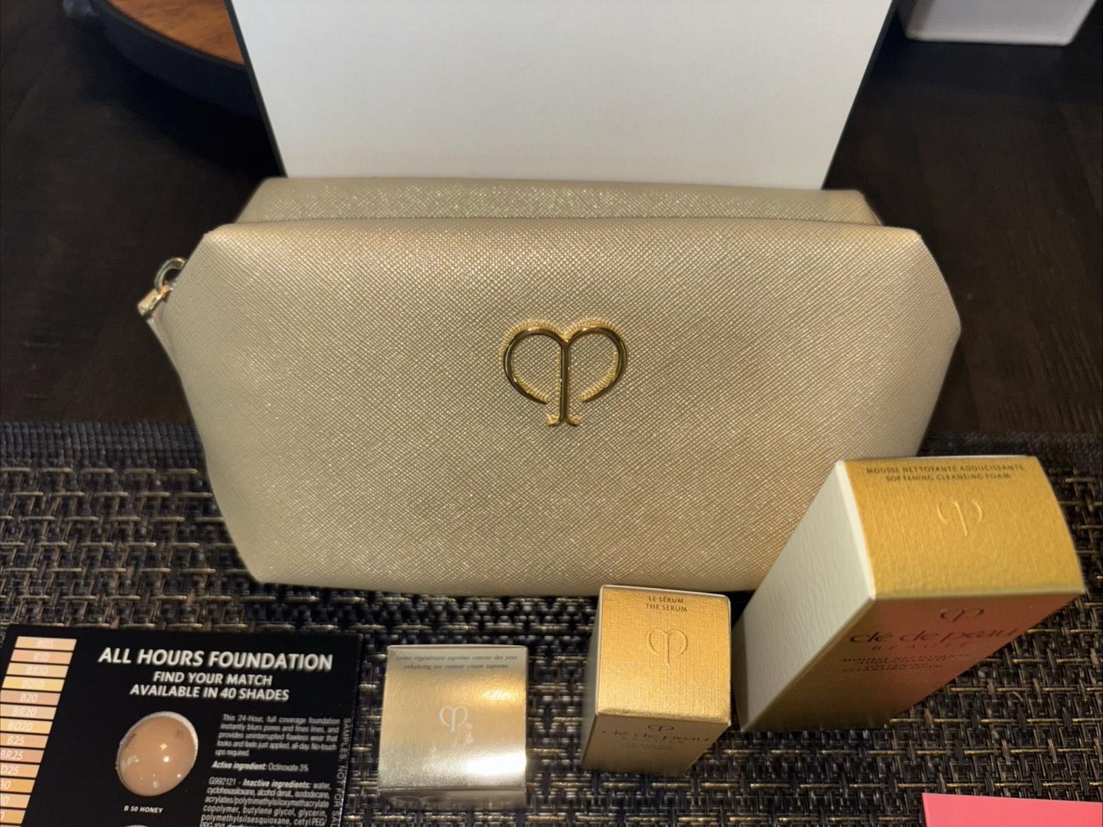 Valentino Cle De Peau Perfume makeup cleanser bag Holiday Gift Travel Wedding $$