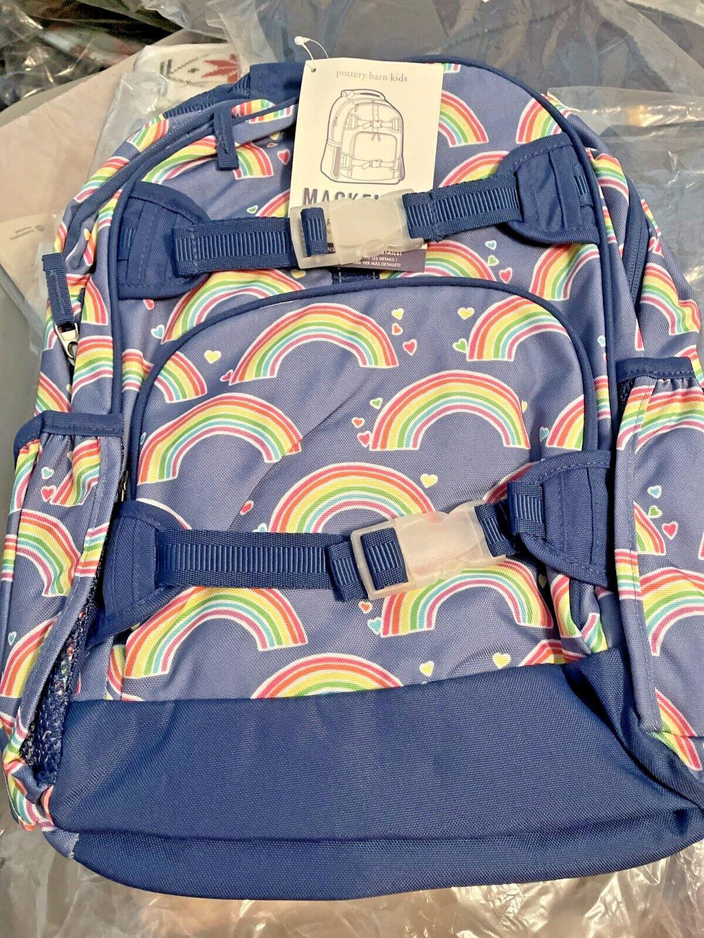 School Pottery barn Disney BACKPACK Rainbow travel gift princess Mackenzie ?? .