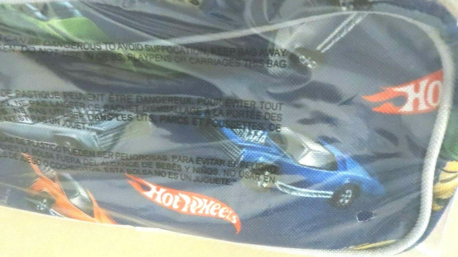 School Pottery Barn Hot Wheels Car ZIP PENCIL CASE BAG superhero boy vehicle ./