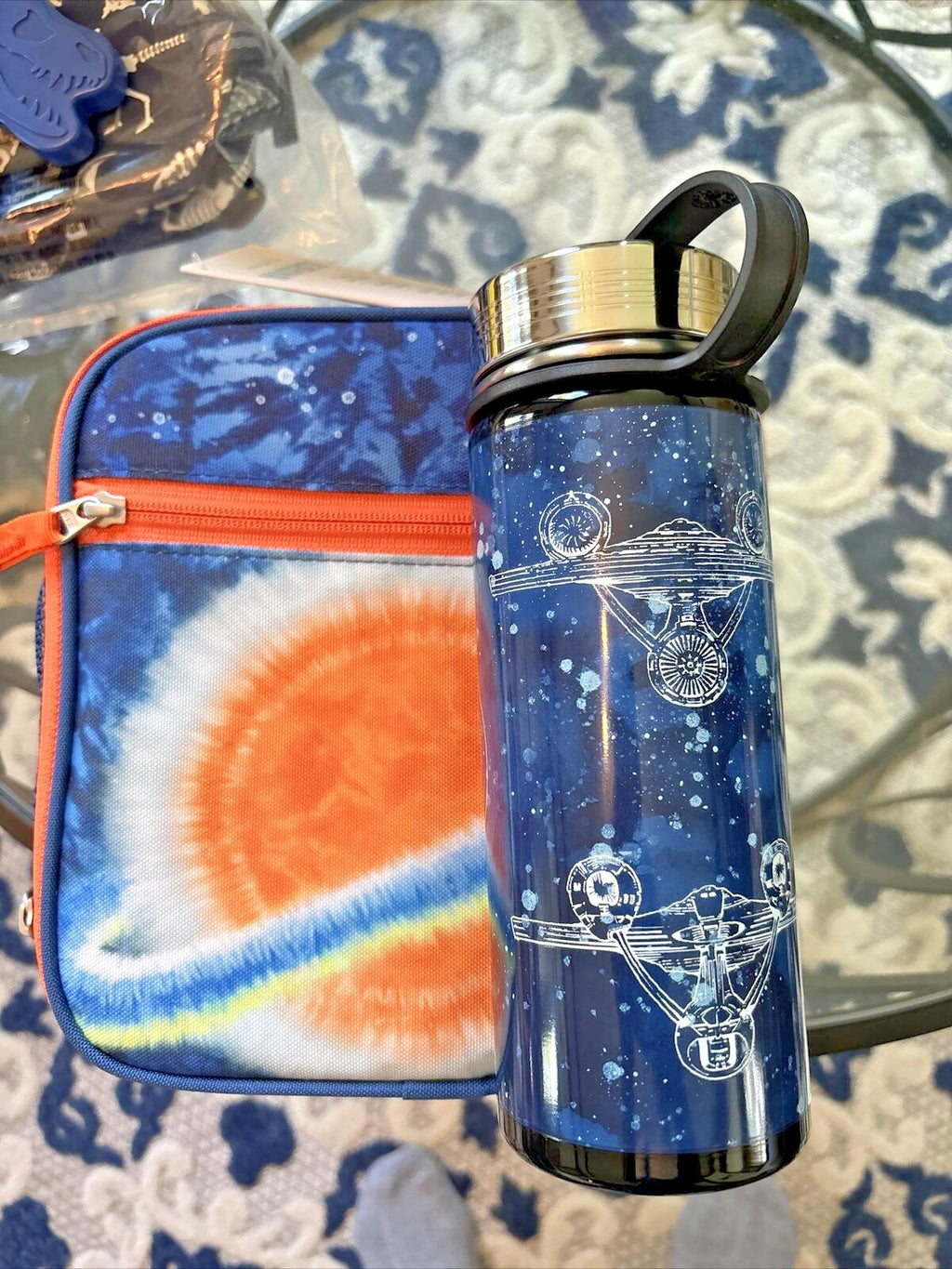 School Pottery barn STAR Wars Trek Solo Disney  travel Lunch Box bag +Water -