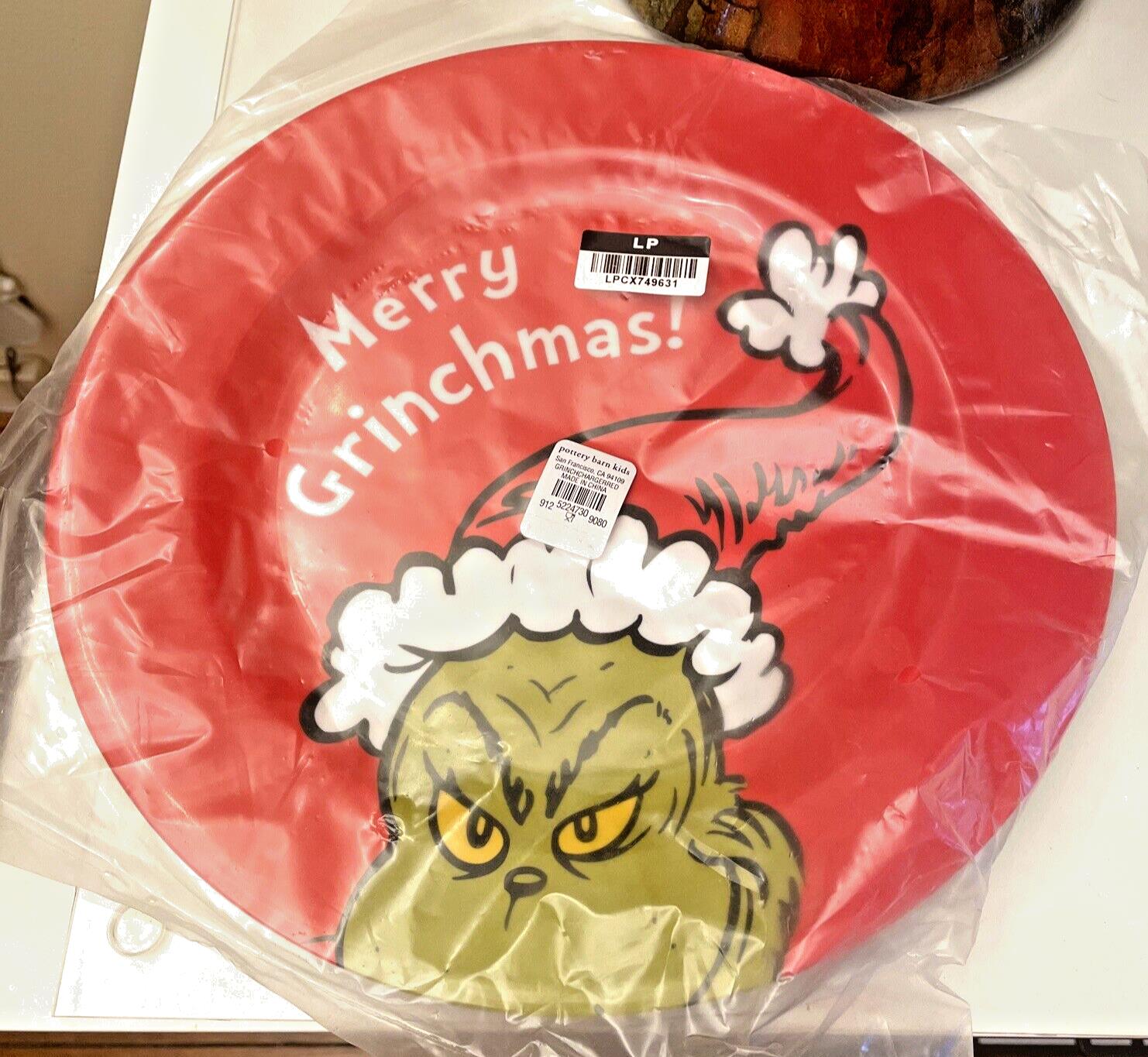 Pottery Barn GRINCH Christmas?? holiday gift Seuss party Disney dinner kid Plate