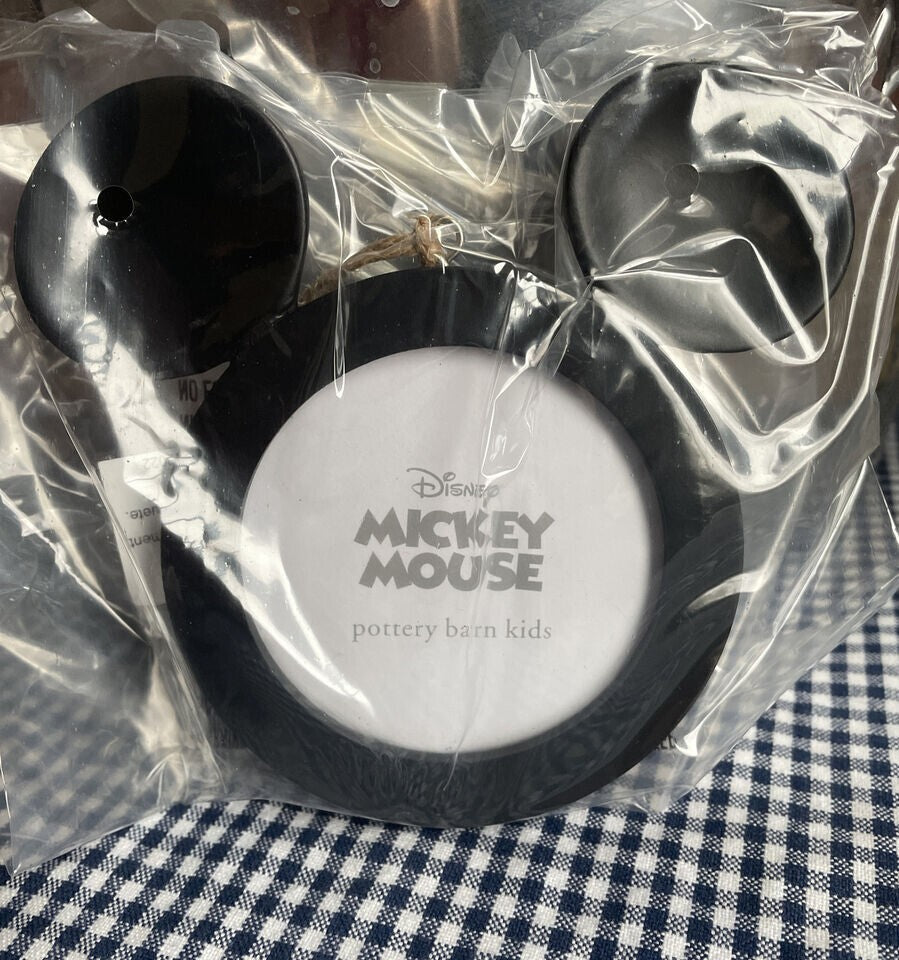 Pottery Barn Mickey Mouse Picture frame gift school holiday Birthday Disney ?? 1