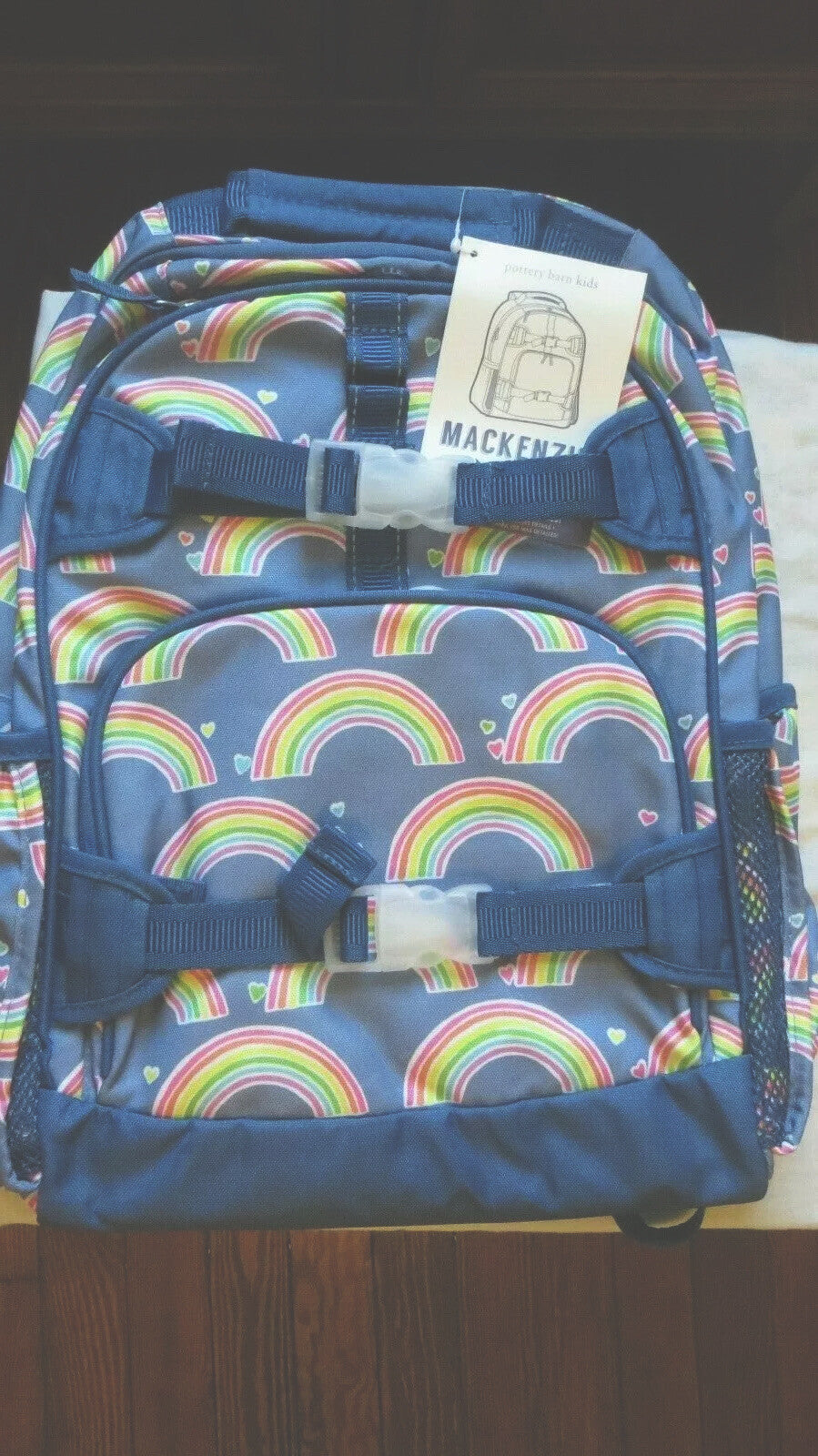 School Pottery barn Disney BACKPACK Rainbow travel gift princess Mackenzie ?? .