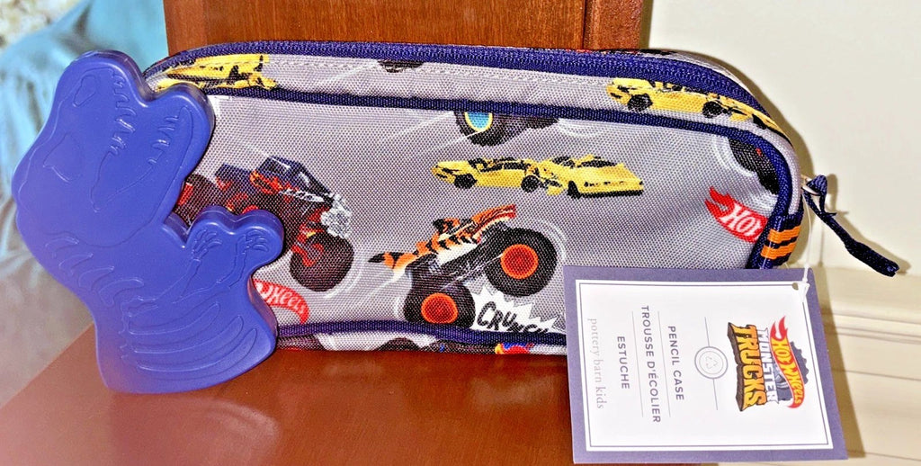 Pottery Barn kid School Disney Dinosaur Jurassic superhero baseball travel bag /