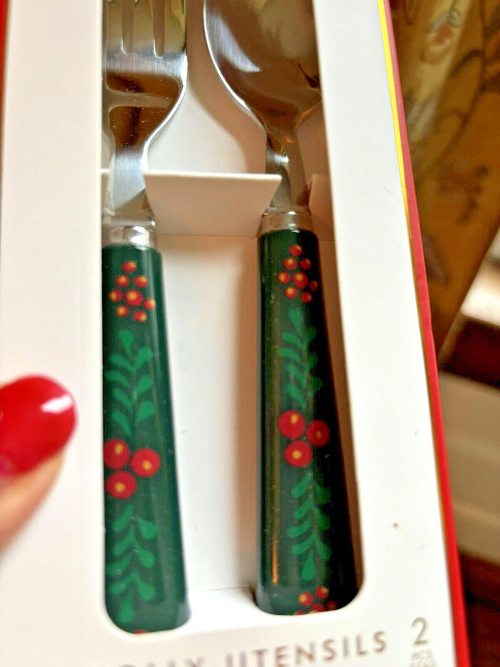 Pottery Barn holiday PLATE UTENSIL Nutcracker Christmas Disney kid party SET 8 !