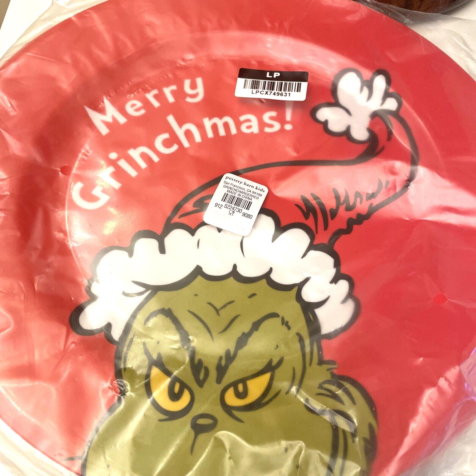 Pottery Barn GRINCH Christmas?? holiday gift Seuss party Disney dinner kid Plate