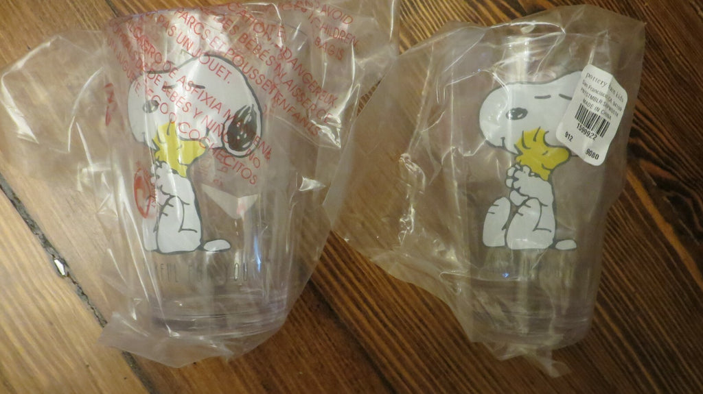 Pottery Barn snoopy Disney Holiday peanuts school Cup Party Birthday dog SET 2